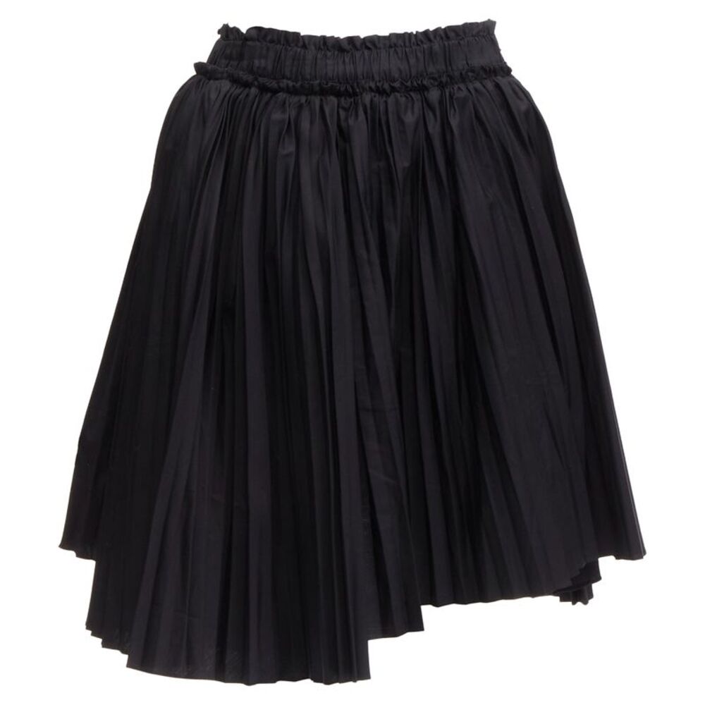 Tod's Black Pleated Skirt